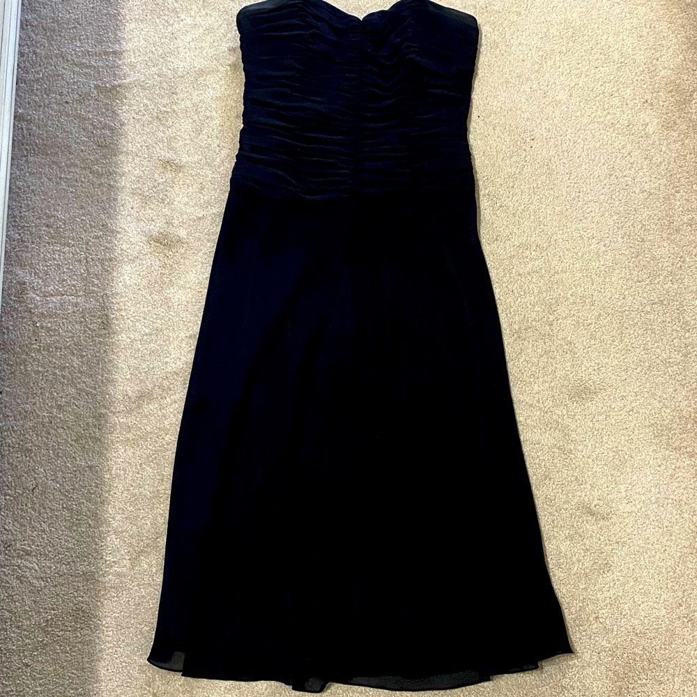 Black Strapless Liz Claiborne cocktail dress Sz 10